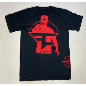 Faze Clan War Goin On Outside No Man Is Safe Graphic T-shirt Men Small Black